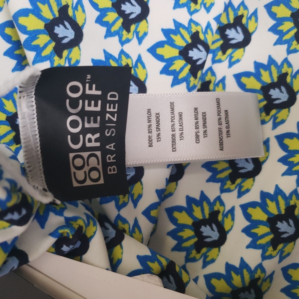 Coco Reef Verso High Waist Reversible Bikini Bottom -‎ Grecian Tile - SZ L - NWT - Picture 10 of 11